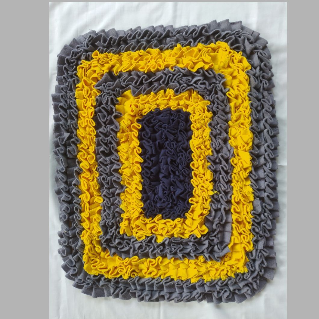 Handmade Fabric Door Mat / Floor Rug (පාපිසි) thumbnail 3
